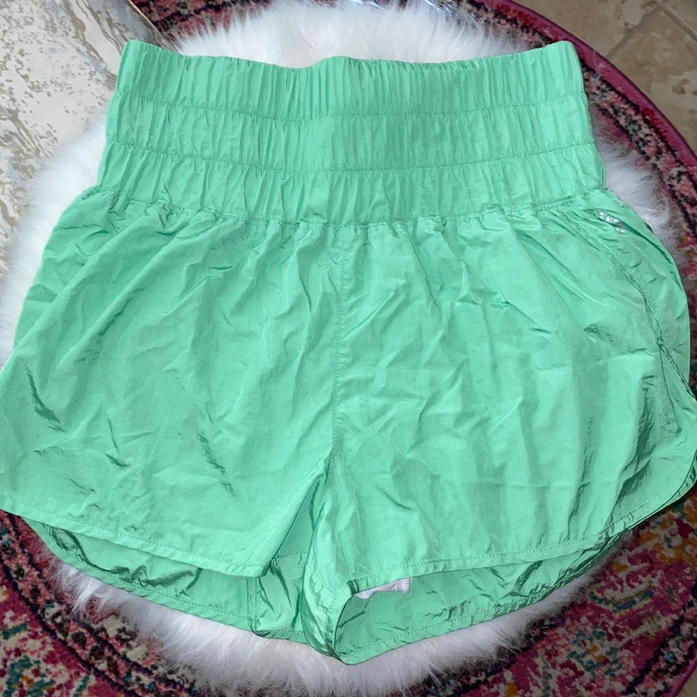 Green Free People The Way Home Shorts